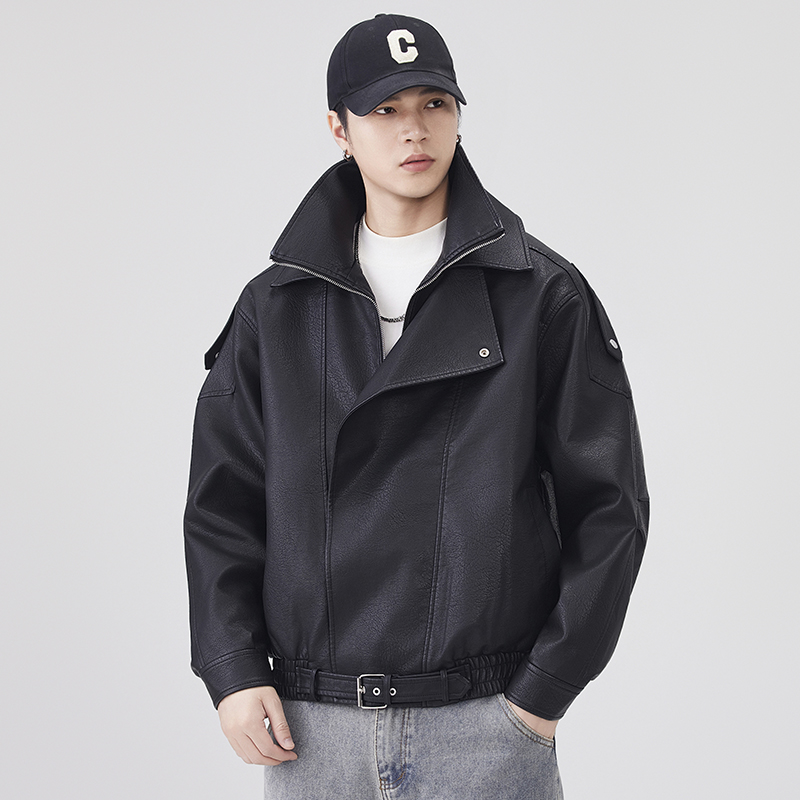 Autumn Winter Leather Jacket M - огляд і ціна Streetwear Brand Clothing