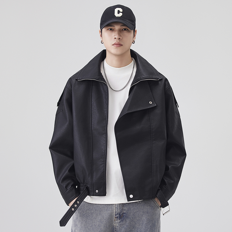 Autumn Winter Leather Jacket M - огляд і ціна Streetwear Brand Clothing